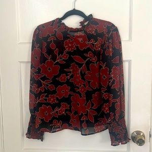 Nordstrom floral blouse worn once